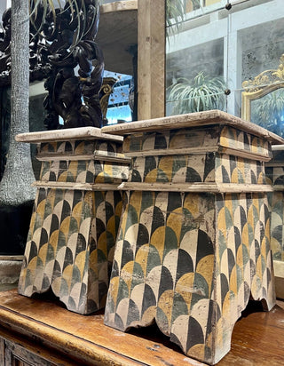 Hand Painted Stools