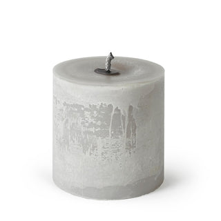Pillar Super Candle - Linen, 12" Diameter (Outdoor Only)