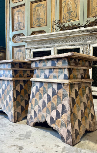Hand Painted Stools