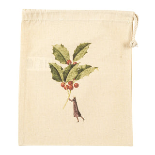 Small Drawstring Bag - Holly