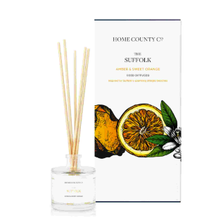 The Suffolk - Amber and Sweet Orange Reed Diffuser