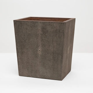 Manchester Shagreen Wastebasket