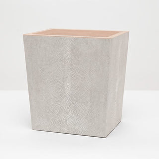 Manchester Shagreen Wastebasket