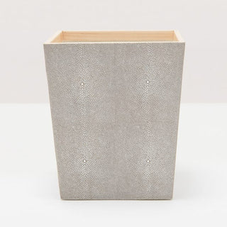 Manchester Shagreen Wastebasket