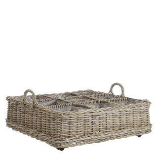 Marcia Rattan Grow Container w/ Wheels