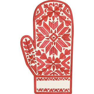 Fair Isle Mitten Table Accent - Set of 12