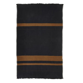 Oscar Throw in Black Stripe