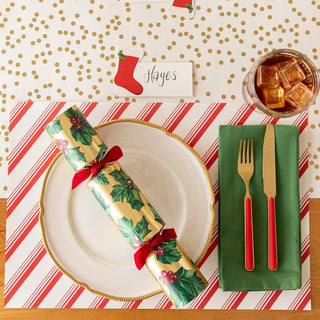 Peppermint Stripe Placemat - Set of 18